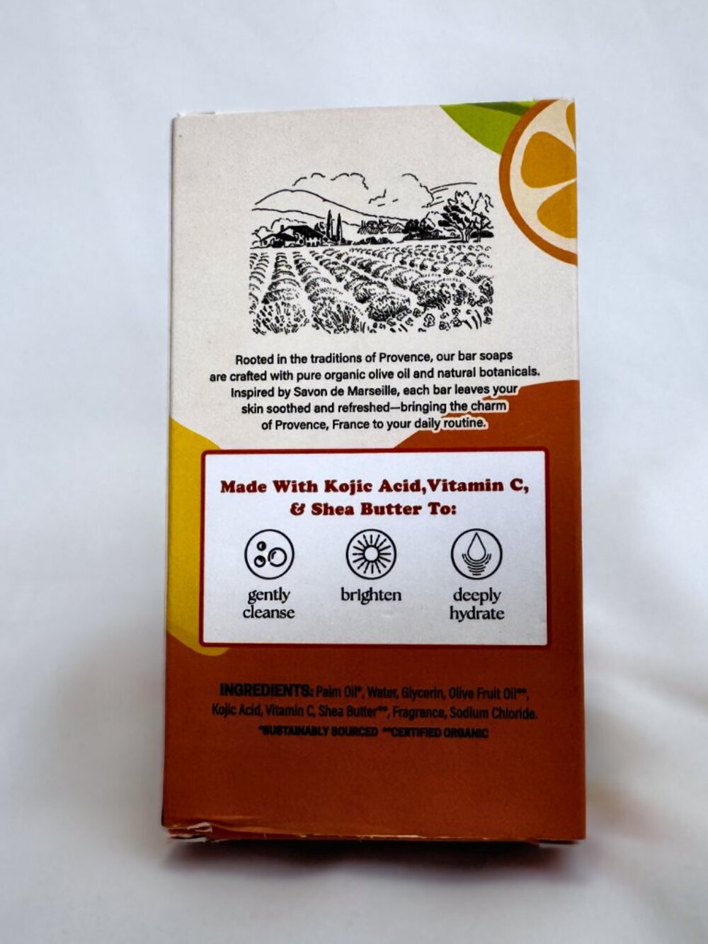 Original Provence Essentials Vitamin C + Shea Butter Kojic Acid Bar Soap 10 Oz - Picture 2 of 2